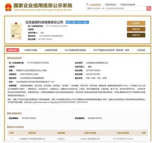 歐派家居轉(zhuǎn)讓嘉居科技41%股權(quán)，信息技術(shù)咨詢服務(wù)商數(shù)碼大方科技接盤